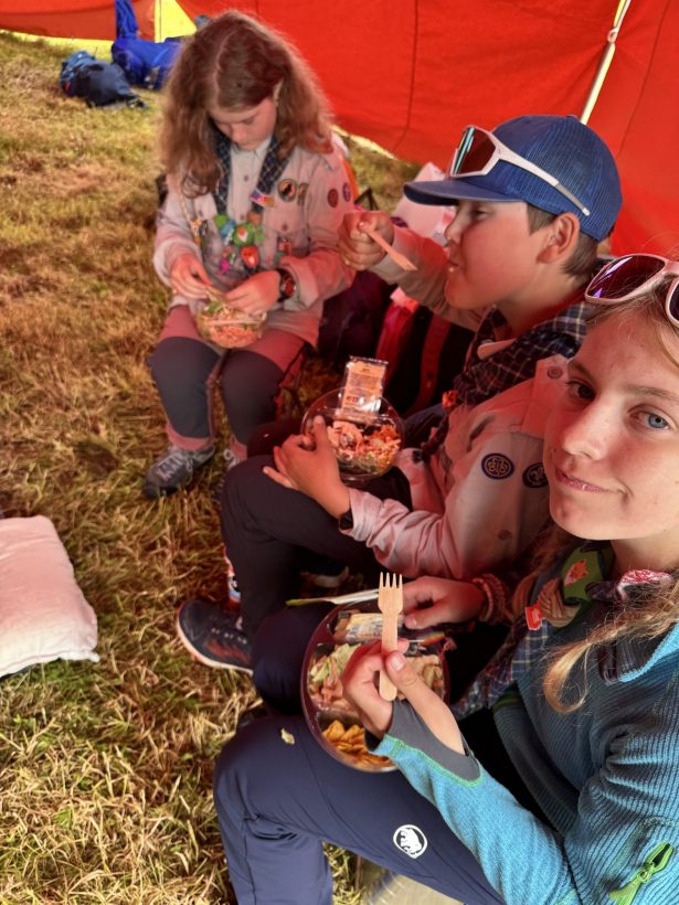 Lunsj, en tacosaus handlet på den lokale Kiwi